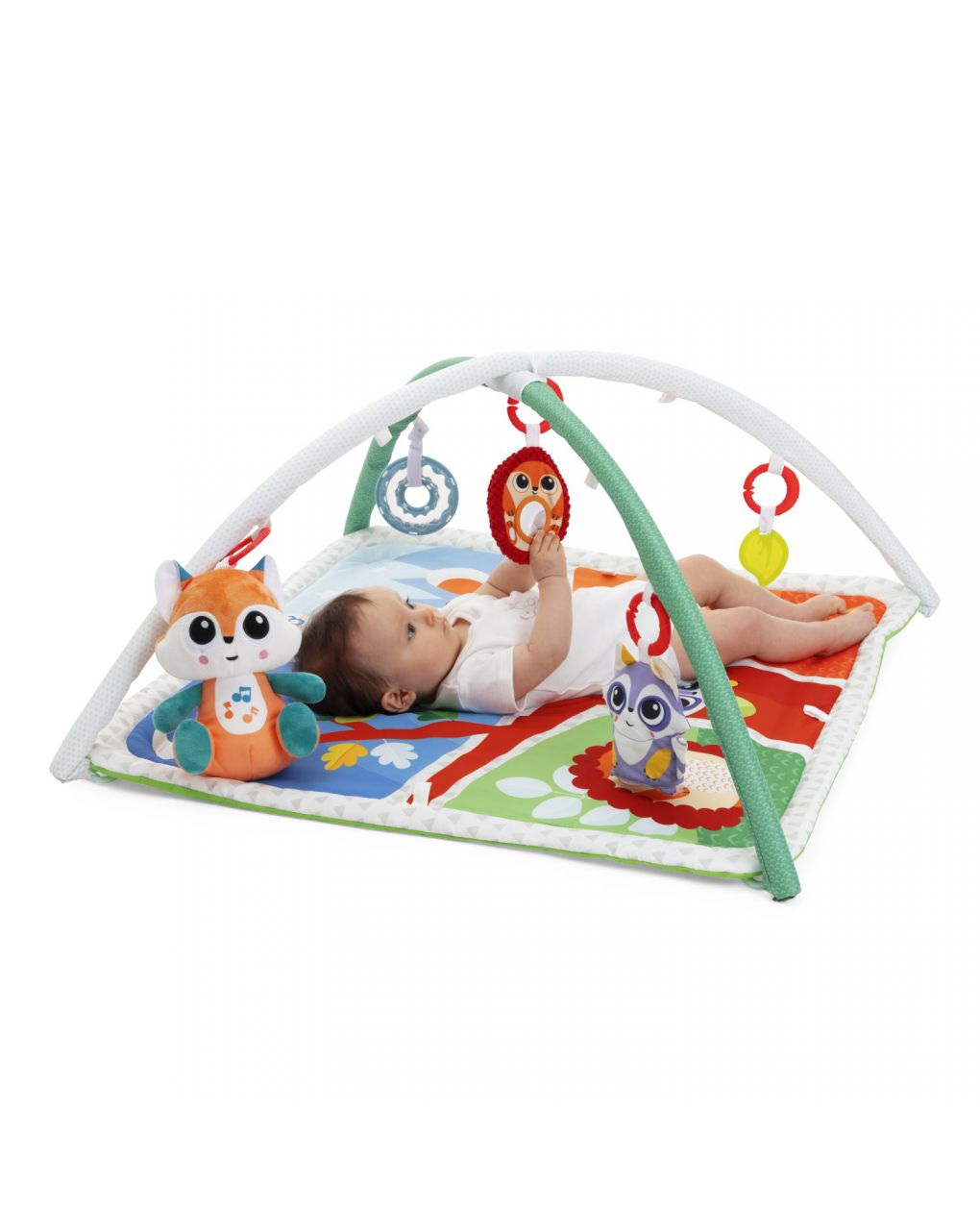 Tappeto con archi foresta magica con peluche interattivo - chicco
