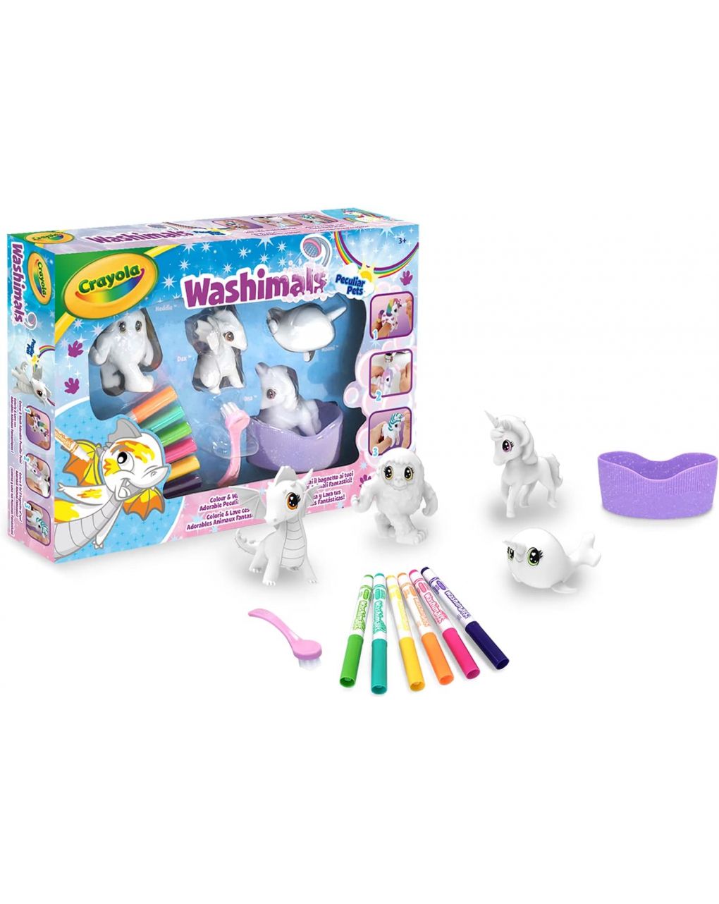 Washimals peculiar pet set attività 25-7191 - crayola