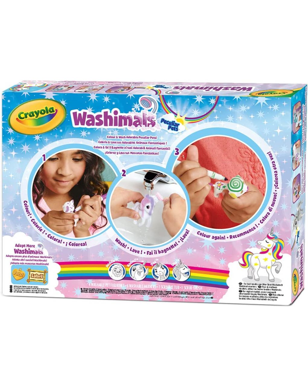 Washimals peculiar pet set attività 25-7191 - crayola