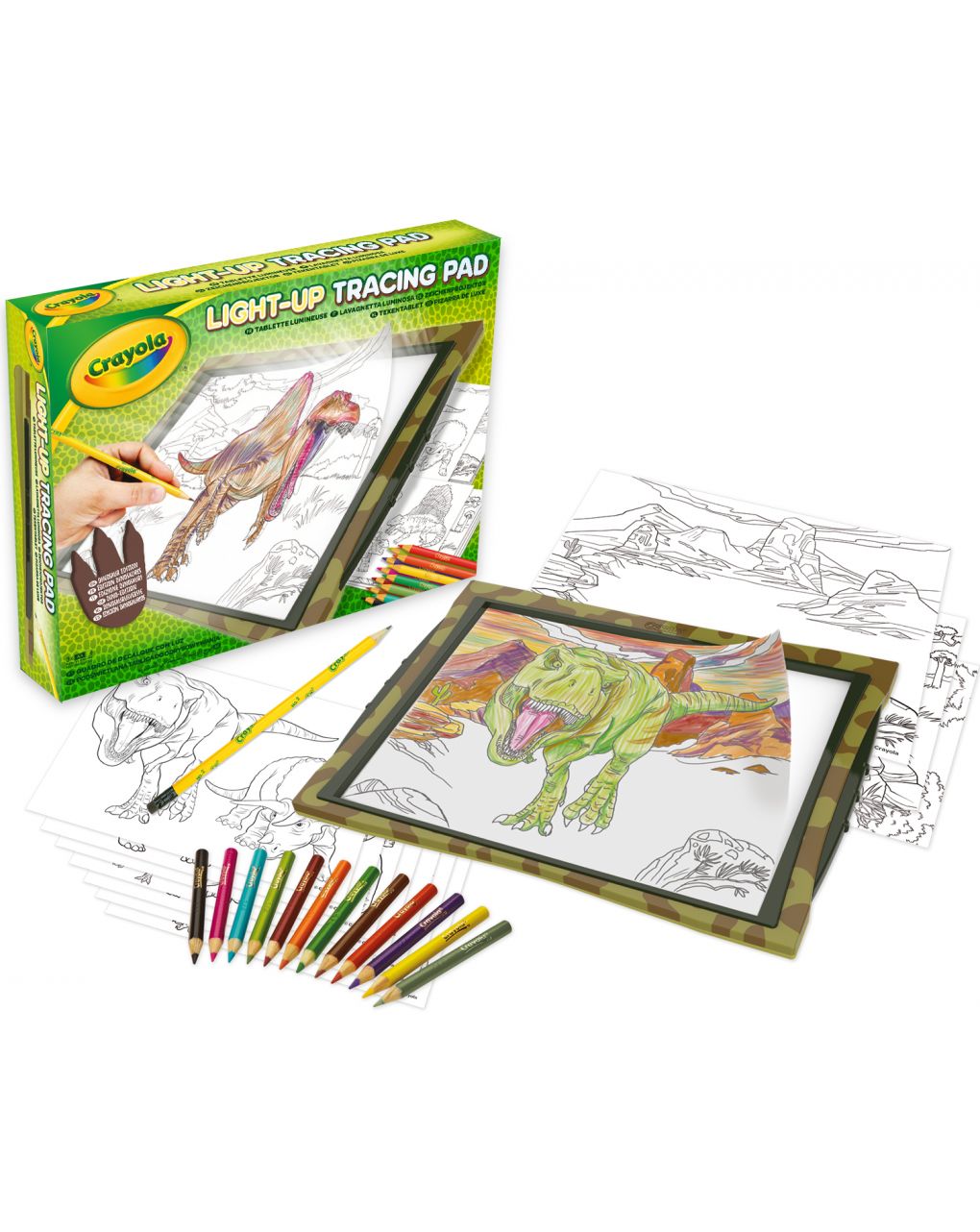 Lavagnetta luminosa dinosauri 74-7497 - crayola