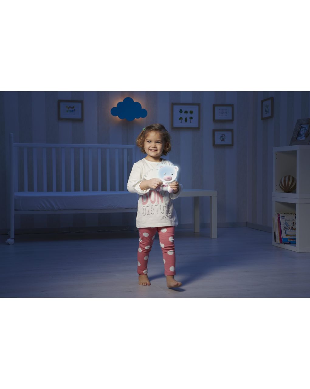 Luce notturna orsetto dreamlight rosa - chicco