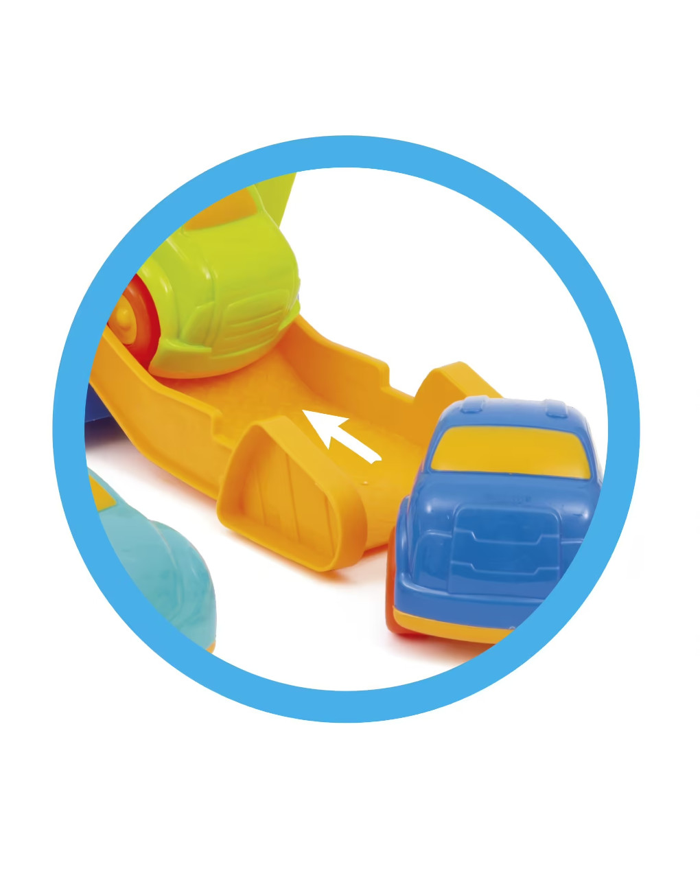 Transporter truck suoni e 4 auto incluse - baby smile