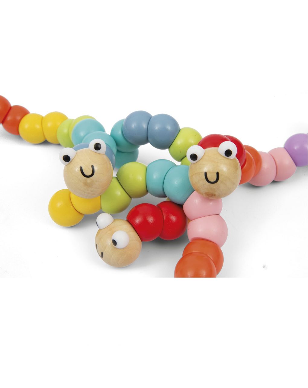 Bruco snodato in legno - wood’n’play