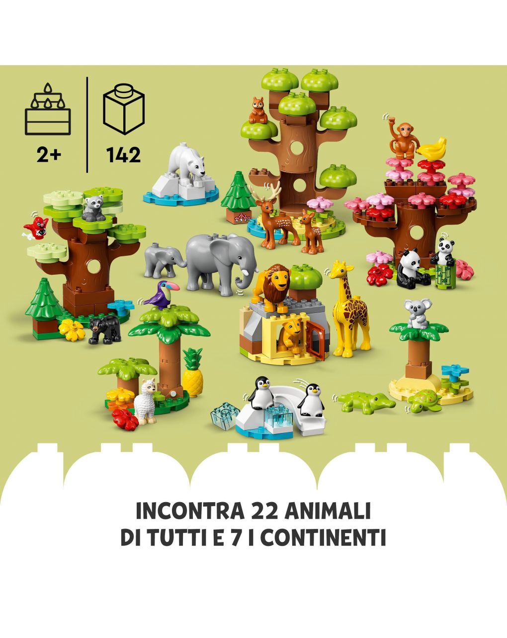 Animali del mondo 10975 - lego duplo