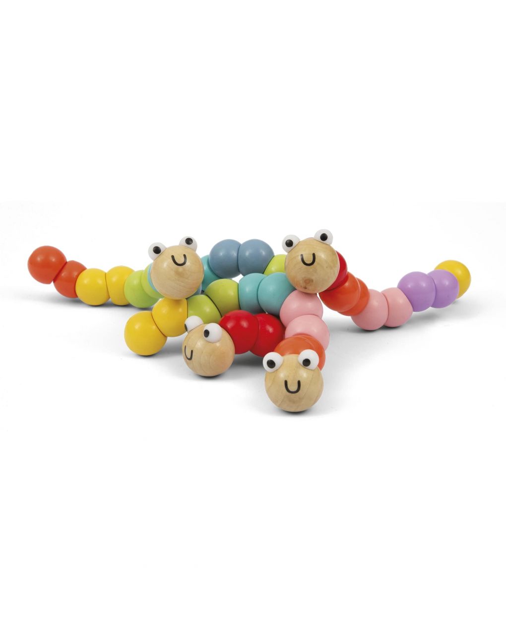 Bruco snodato in legno - wood’n’play