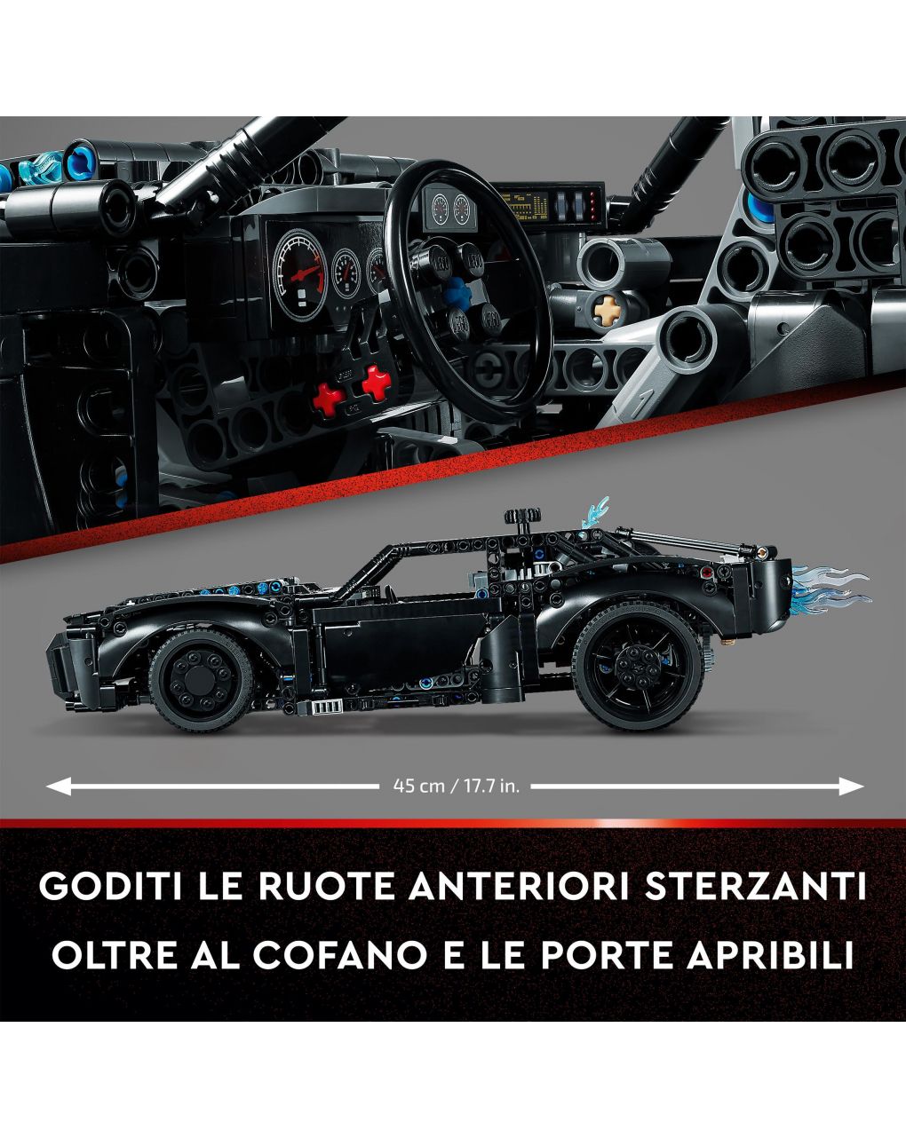 Batmobile™ di batman 42127 - lego technic
