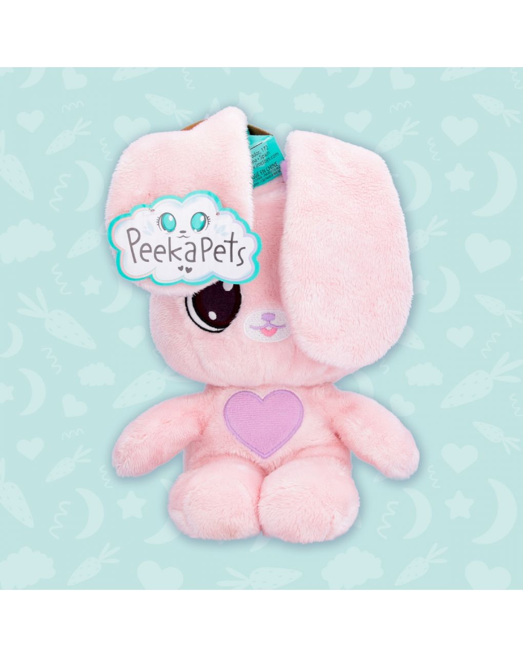 Peekapets peluche coniglietto cucú - imc toys