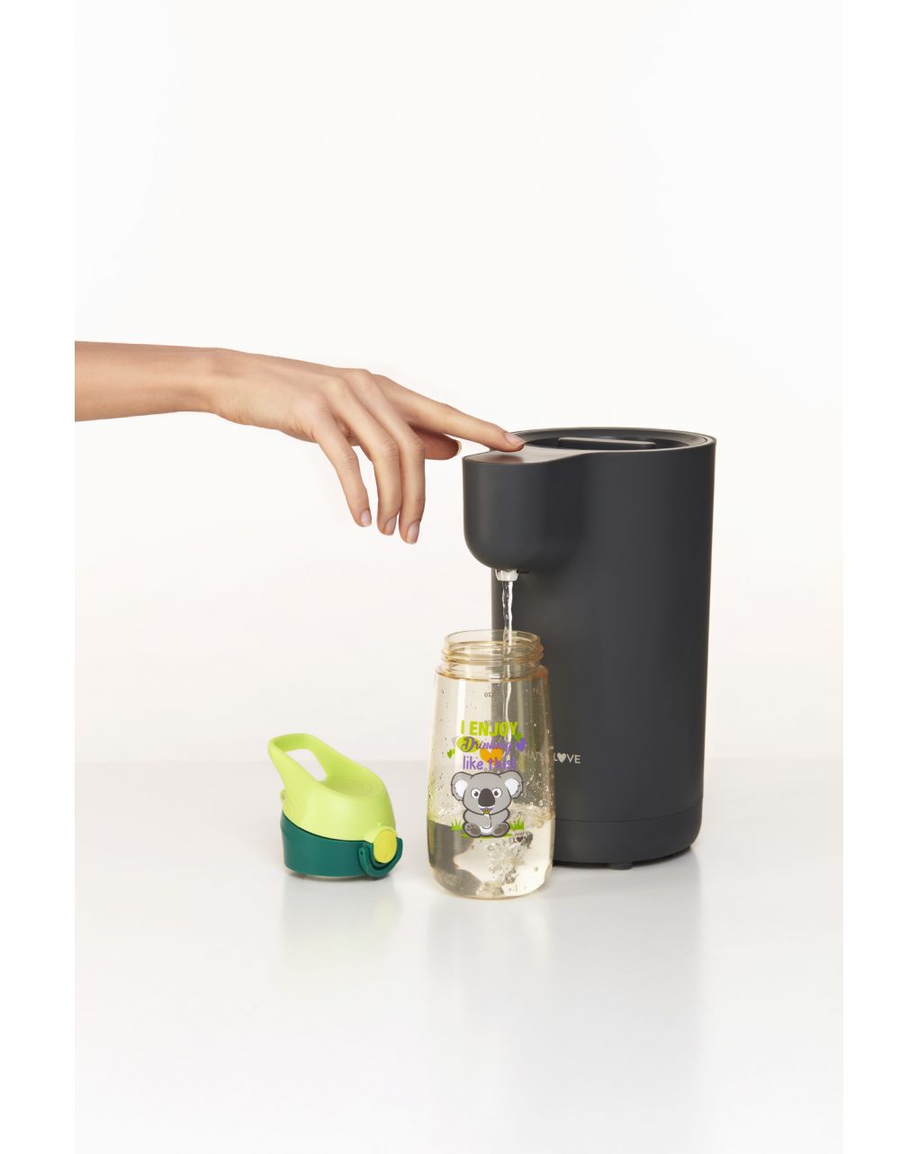 Bollitore acqua per neonato con controllo della temperatura e schermo digitale colore antracite - that's love