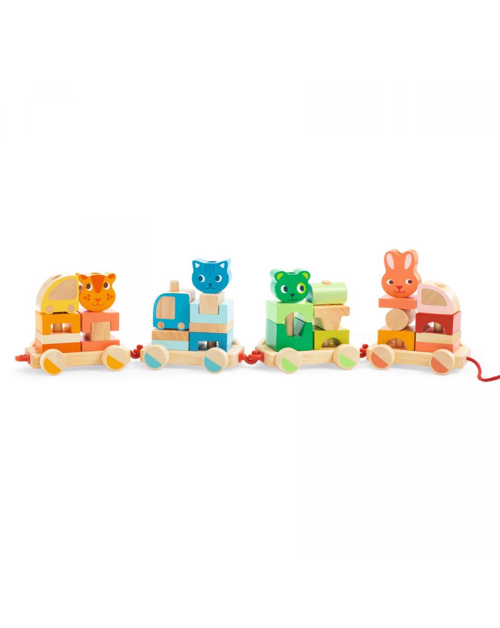 Trenino in legno crearoule my little train - djeco