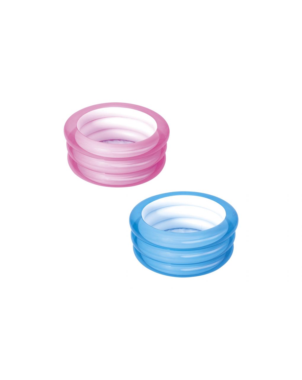 Piscina a 3 anelli e fondo gonfiabile 70x30 cm - 2 colori assortiti - bestway