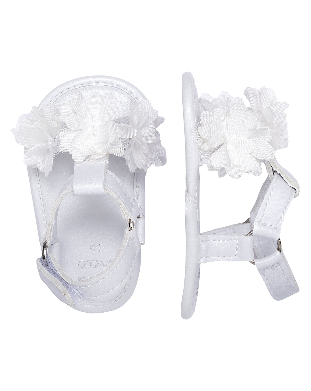 Sandalo olessia fiori organza