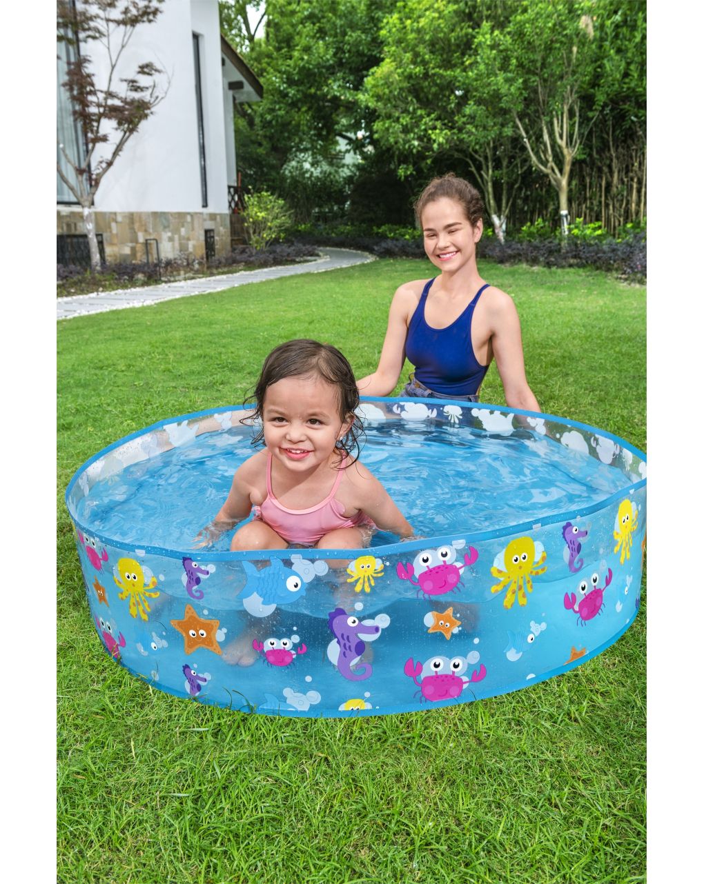 Piscina rigida  fantasia mare 122x25 cm - bestway