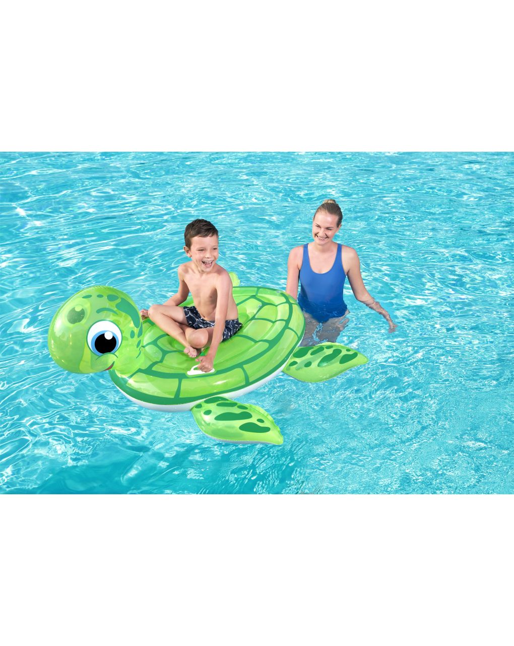 Cavalcabile tartaruga con maniglie 140x140 cm - bestway