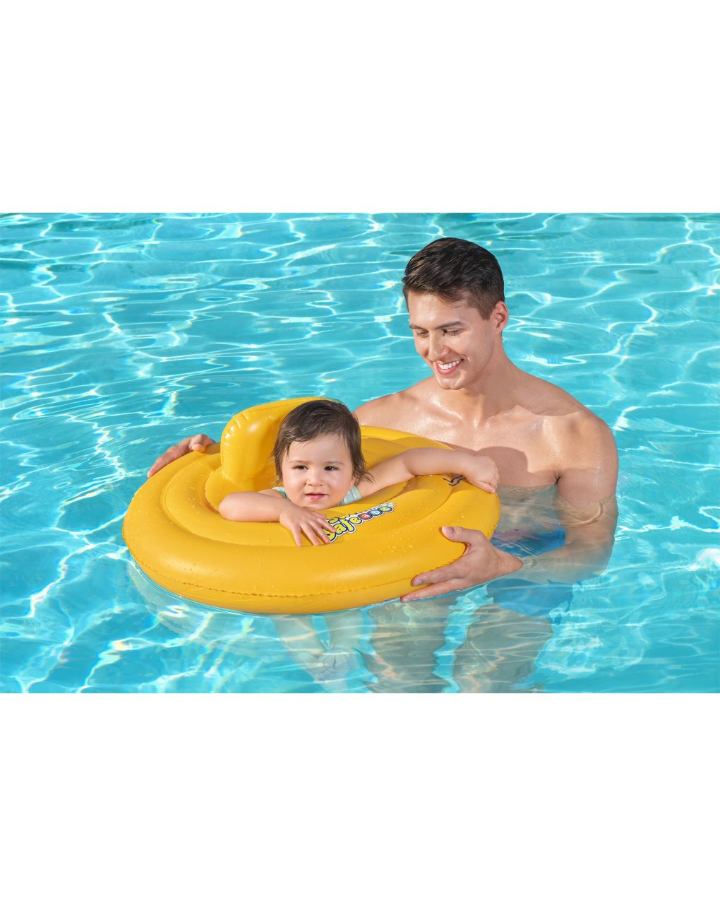 Salvagente mutandina rotondo swim safe abc step a 69cm - bestway