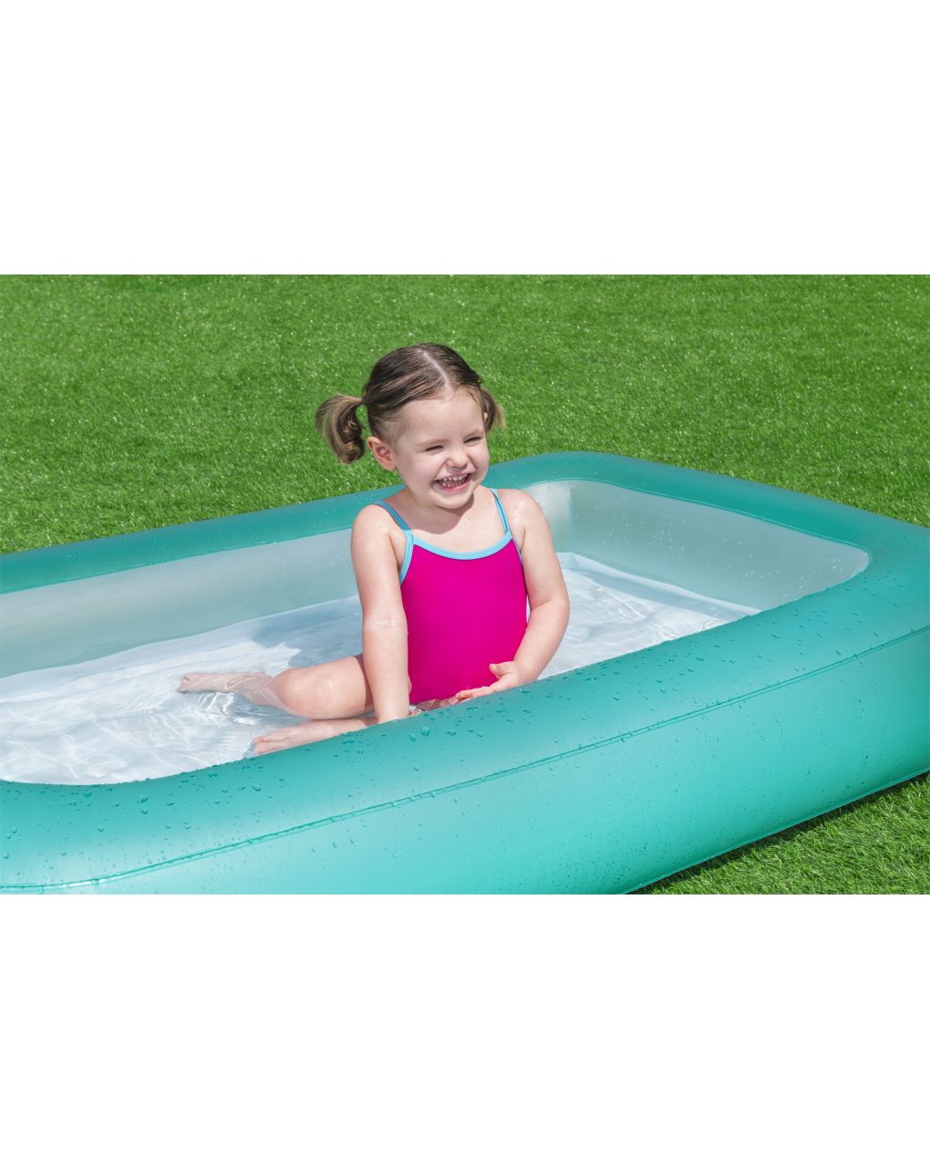 Piscina aquababe con fondo gonfiabile 165x104x25 cm - 2 colori assortiti - bestway