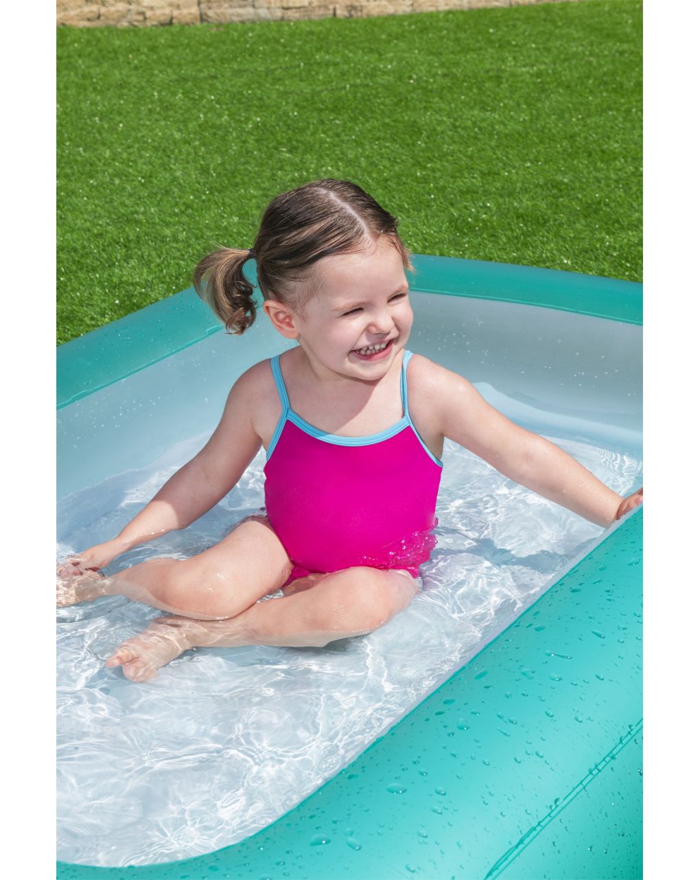 Piscina aquababe con fondo gonfiabile 165x104x25 cm - 2 colori assortiti - bestway