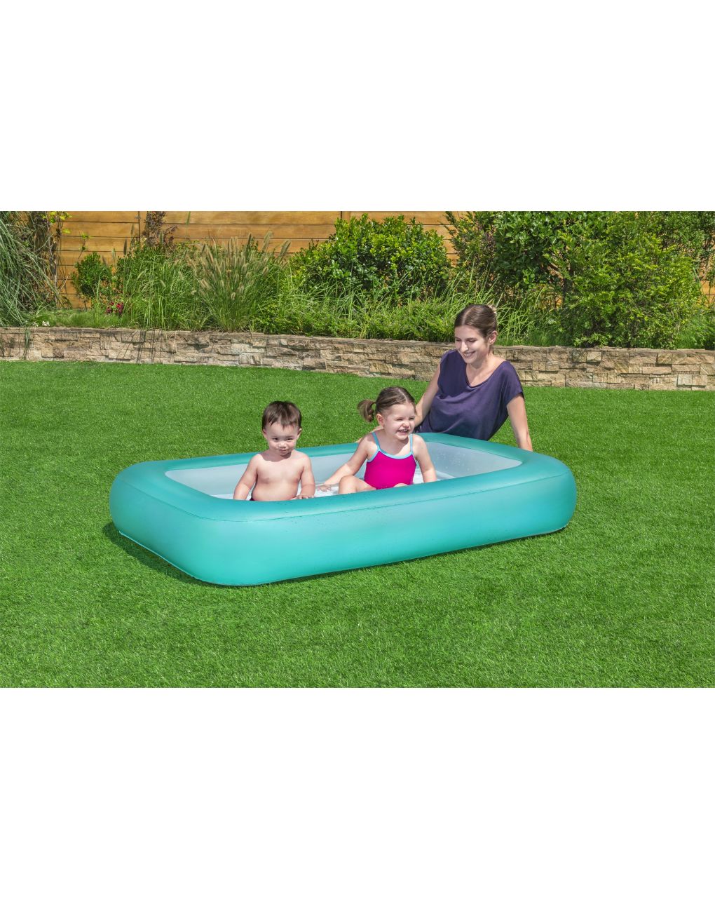 Piscina aquababe con fondo gonfiabile 165x104x25 cm - 2 colori assortiti - bestway