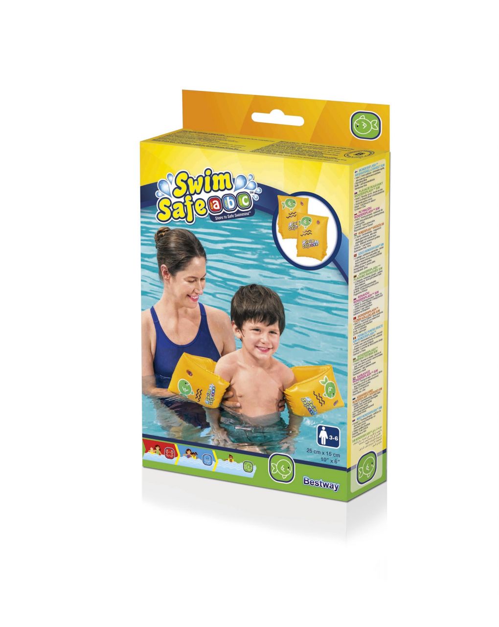 Braccioli swim safe abc step c 25x15 cm - taglia 3/6 anni - bestway