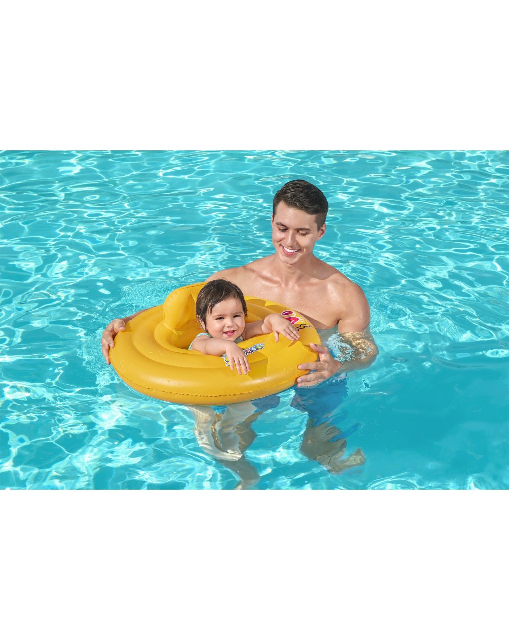 Salvagente mutandina rotondo swim safe abc step a 69cm - bestway
