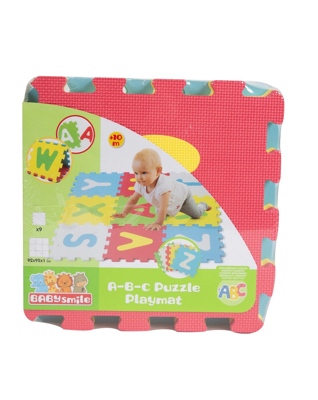 Tappeto puzzle lettere 9pz