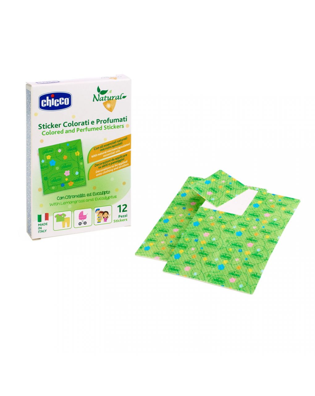 Cerotti profumati e colorati 12 pezzi - chicco