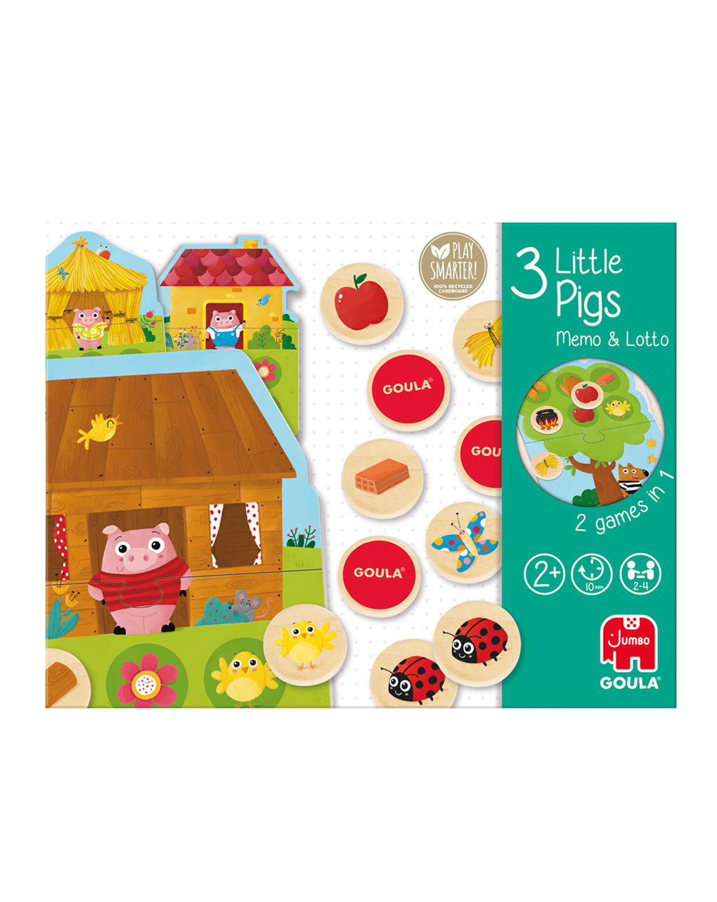 Memo lotto i 3 porcellini - goula