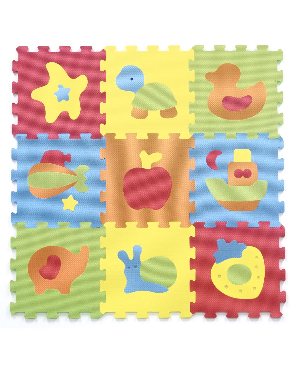 Tappeto puzzle animali 9pcs