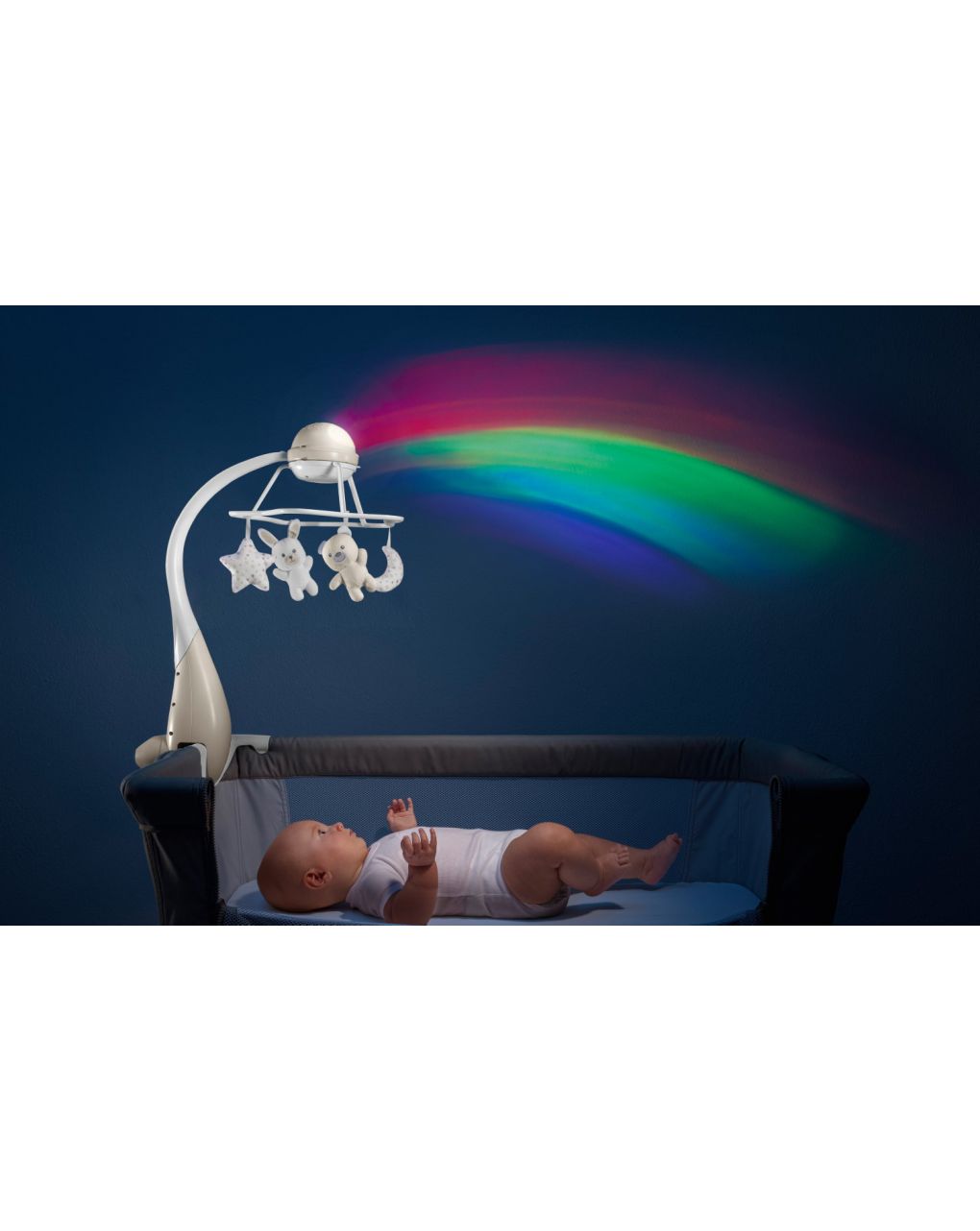 Giostrina musicale arcolabeno neutra - chicco