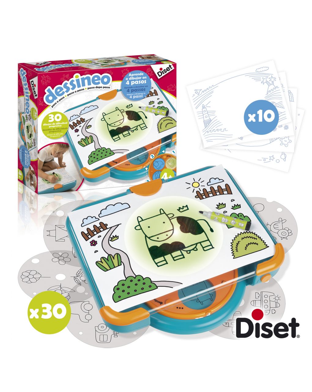 Dessineo imparo a disegnare passo dopo passo - diset