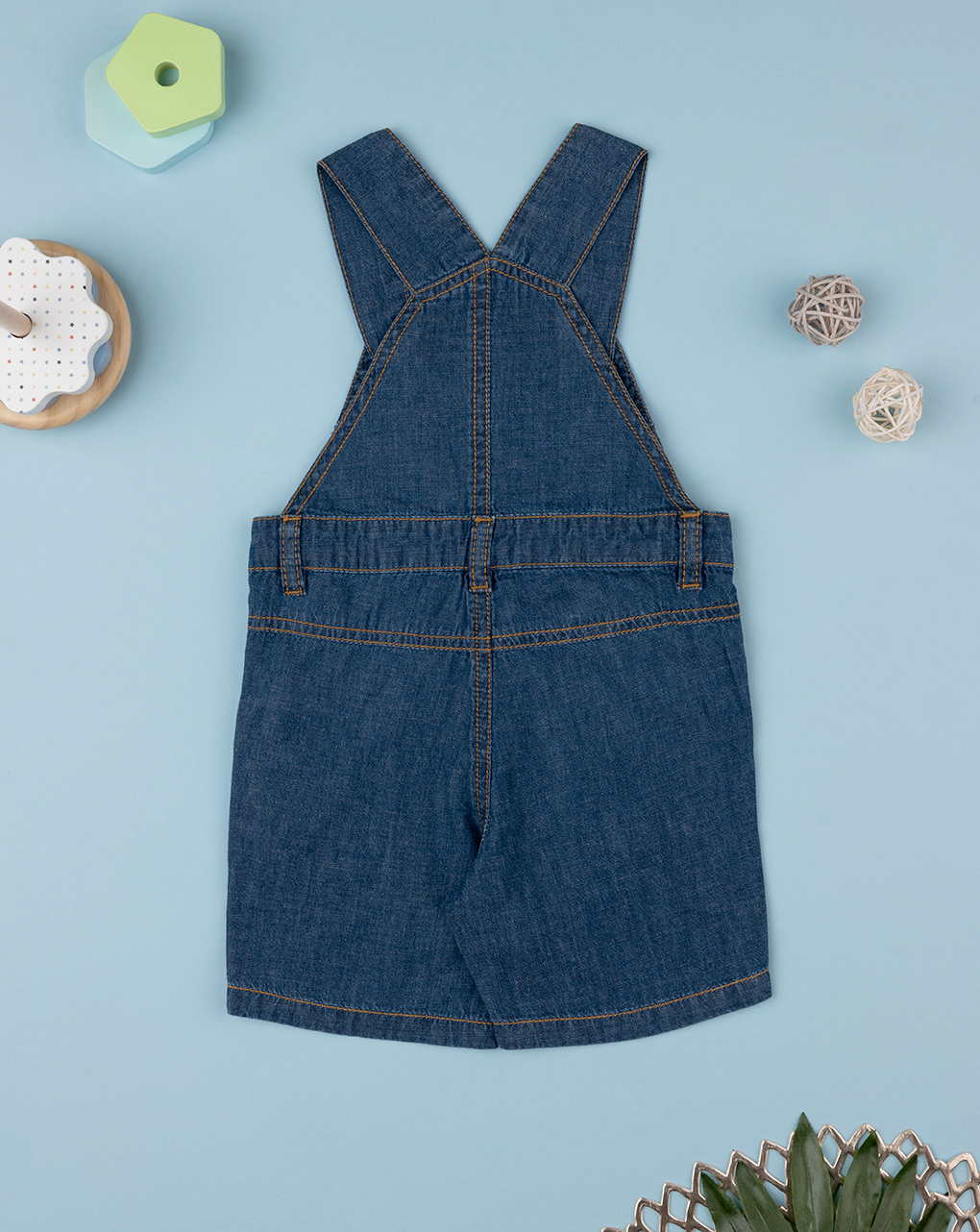 Salopette chambray bimba