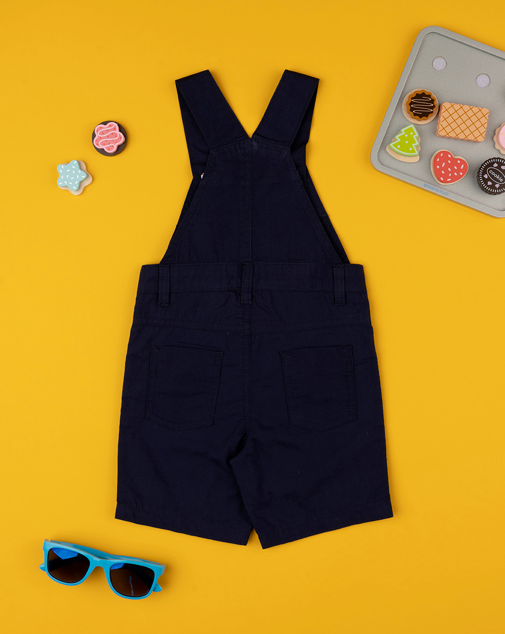 Salopette bimbo in popeline basica