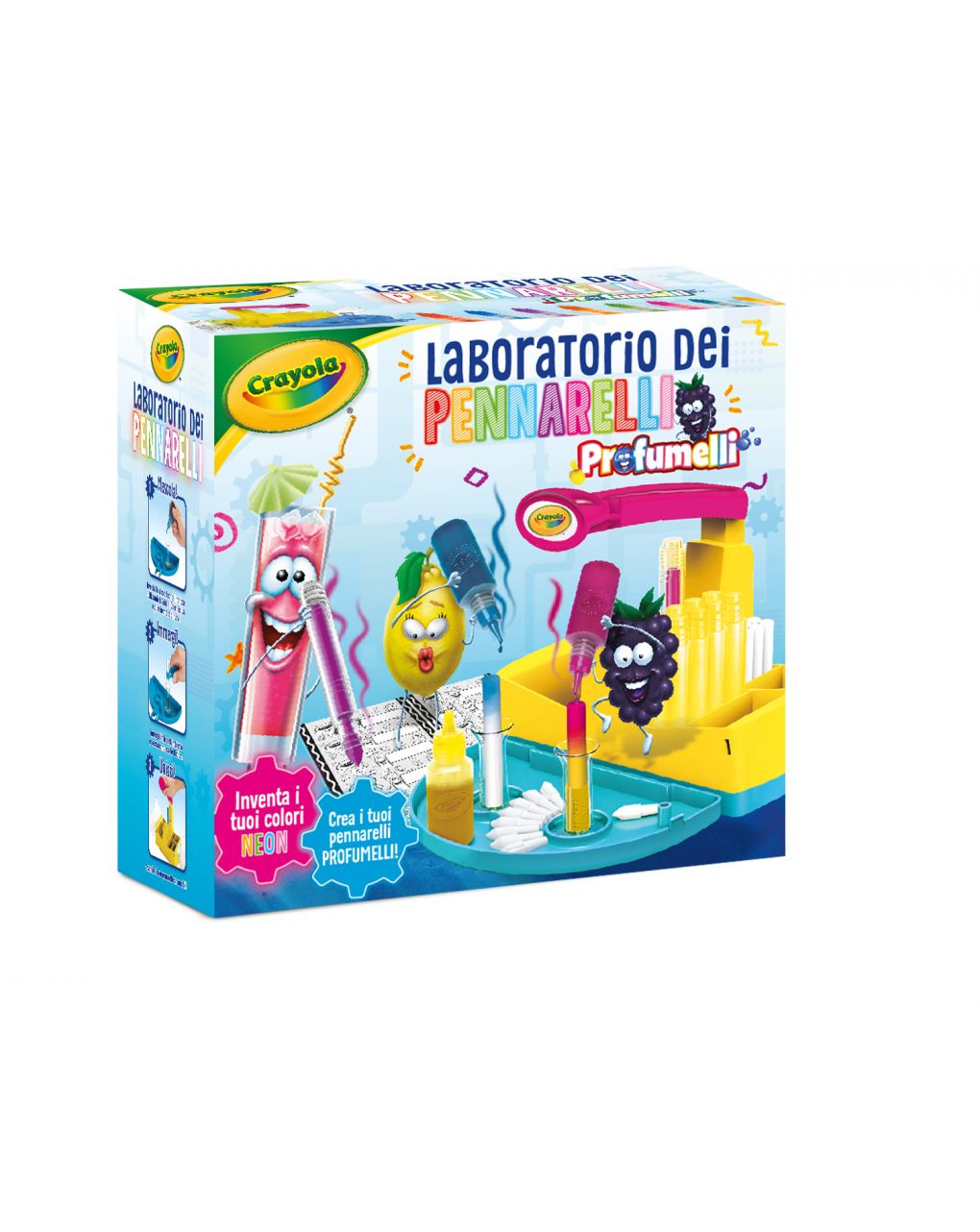 Laboratorio dei pennarelli profumelli neon - crayola