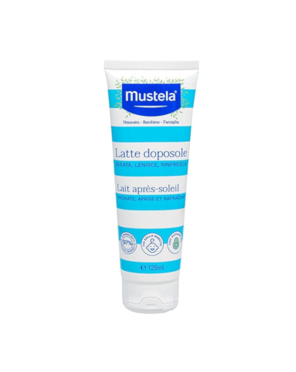 Bipack latte solare protezione molto alta spf50+ 100ml + latte doposole 125ml - mustela