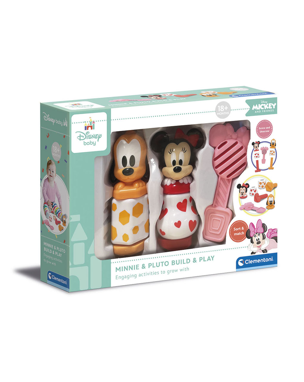 Disney baby minnie costruisci & gioca - baby clementoni