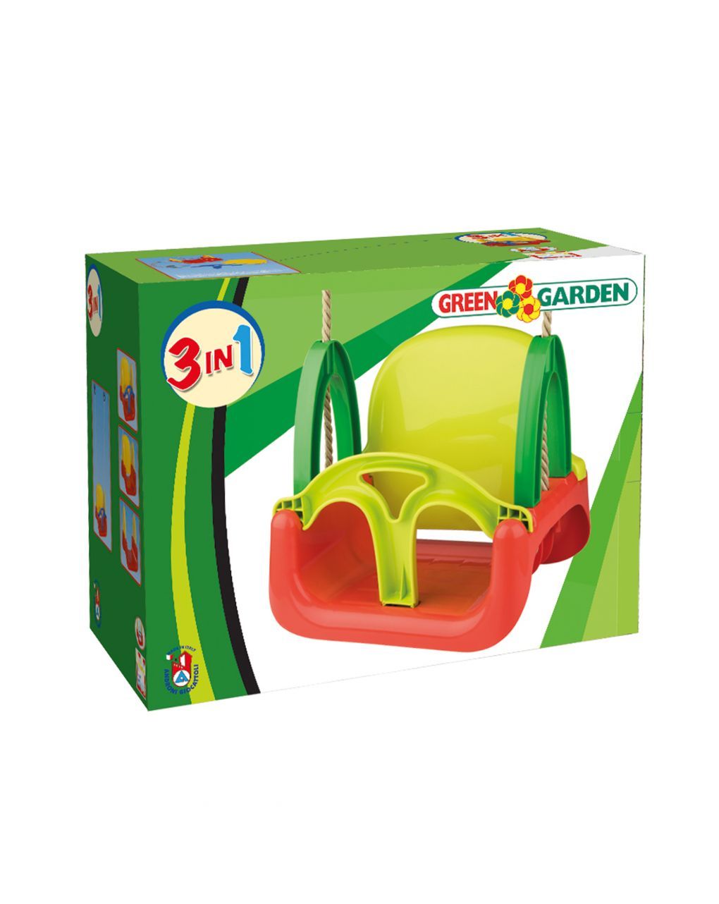 Seggiolino altalena 3 in 1 - androni giocattoli
