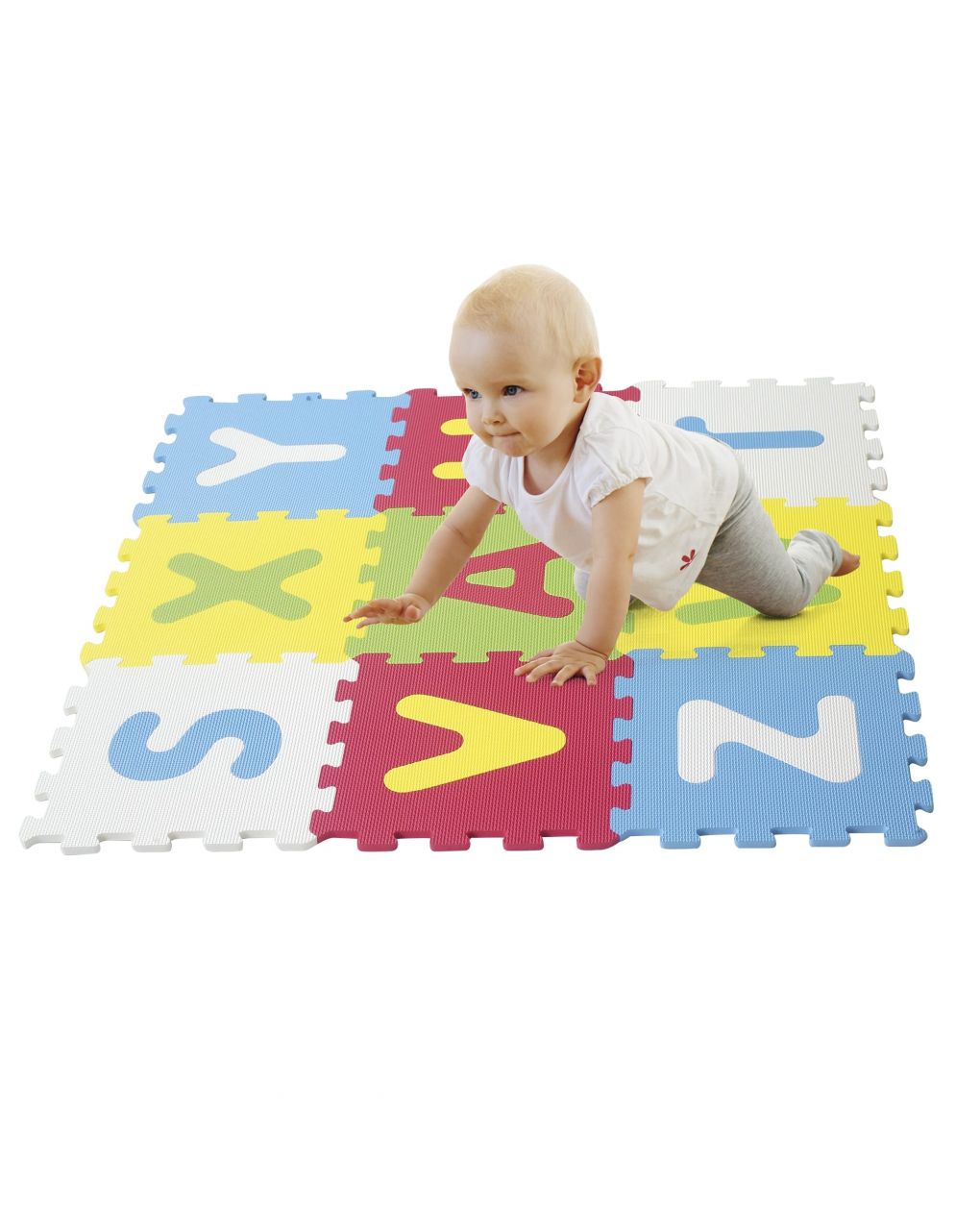 Tappeto puzzle lettere 9pz