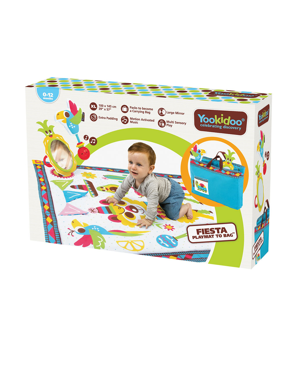 Borsa tappeto fiesta multi attività - yookidoo