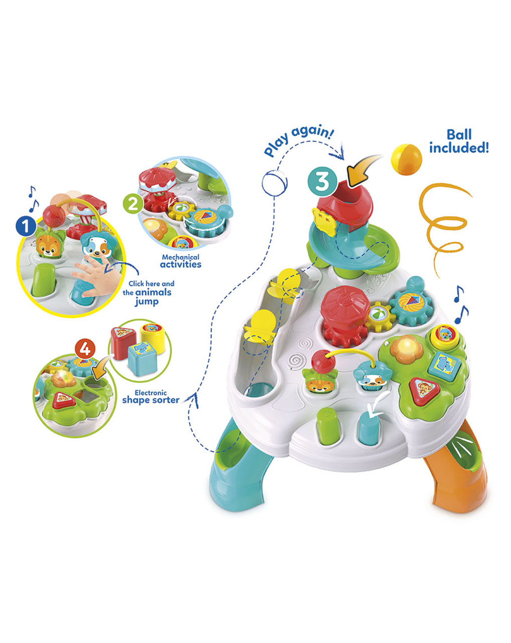 Tavolo happy park - baby clementoni