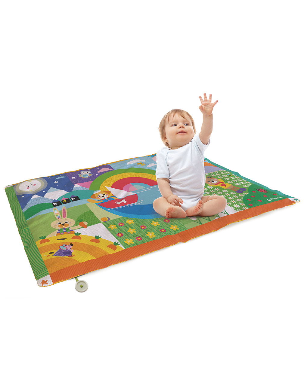 Baby tappeto soffice 135 x 90 cm - baby clementoni for you