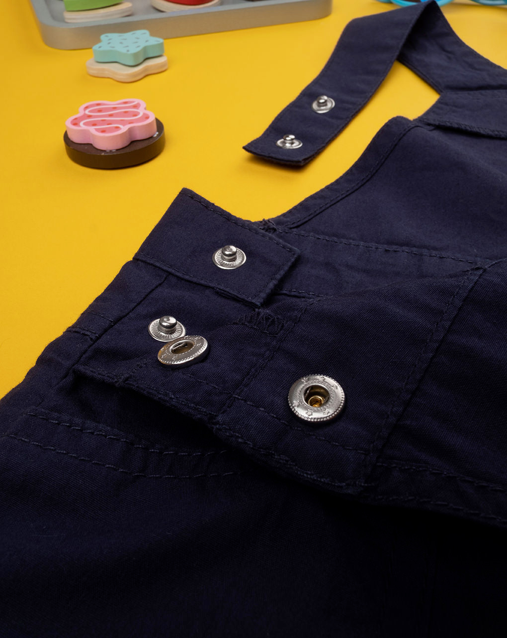 Salopette bimbo in popeline basica