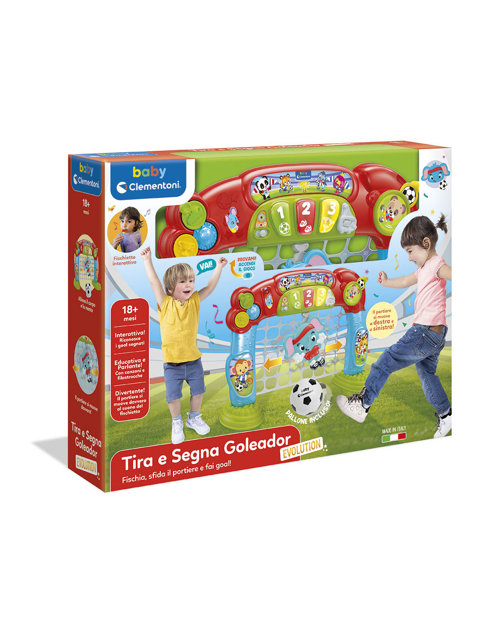 Tira e segna goleador evolution - baby clementoni