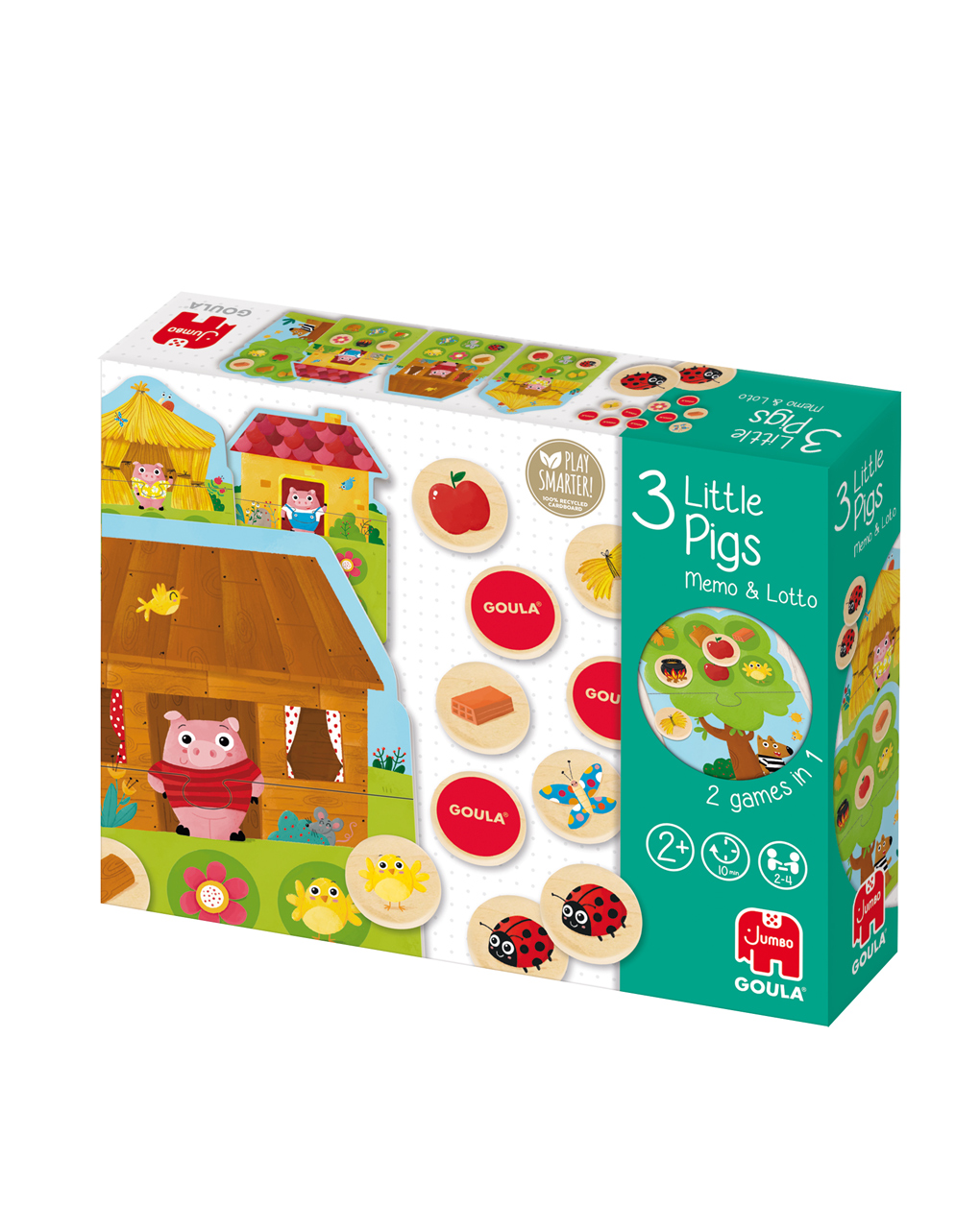 Memo lotto i 3 porcellini - goula