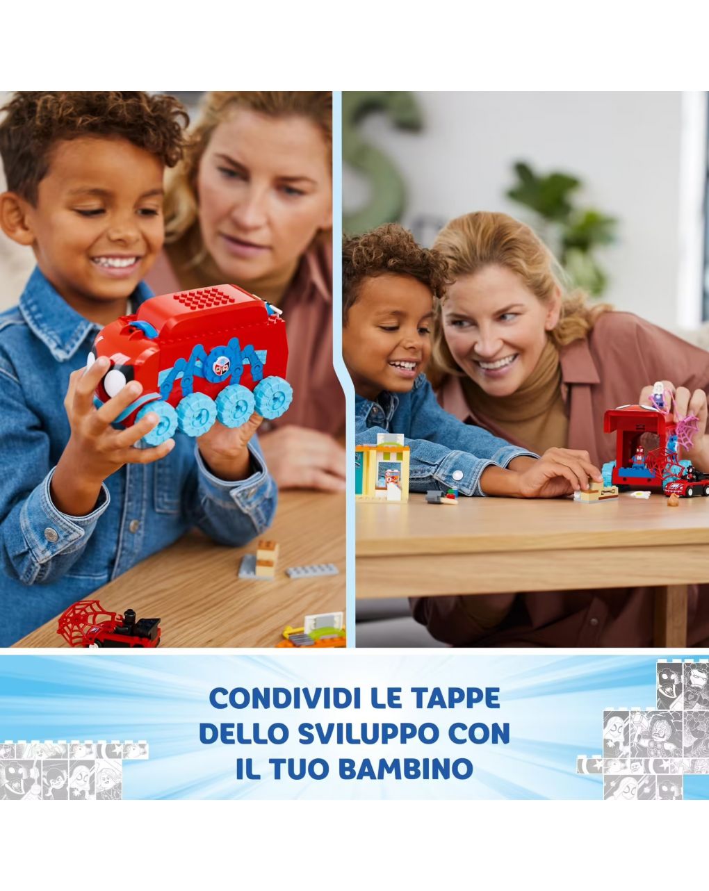 Quartier generale mobile del team spidey - lego marvel