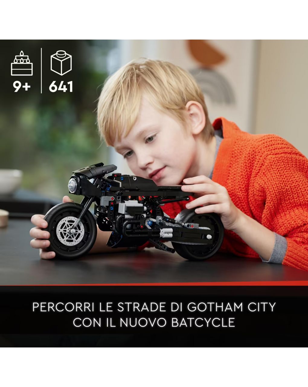 Batcycle moto giocattolo da collezione - film del 2022 - lego technic the batman