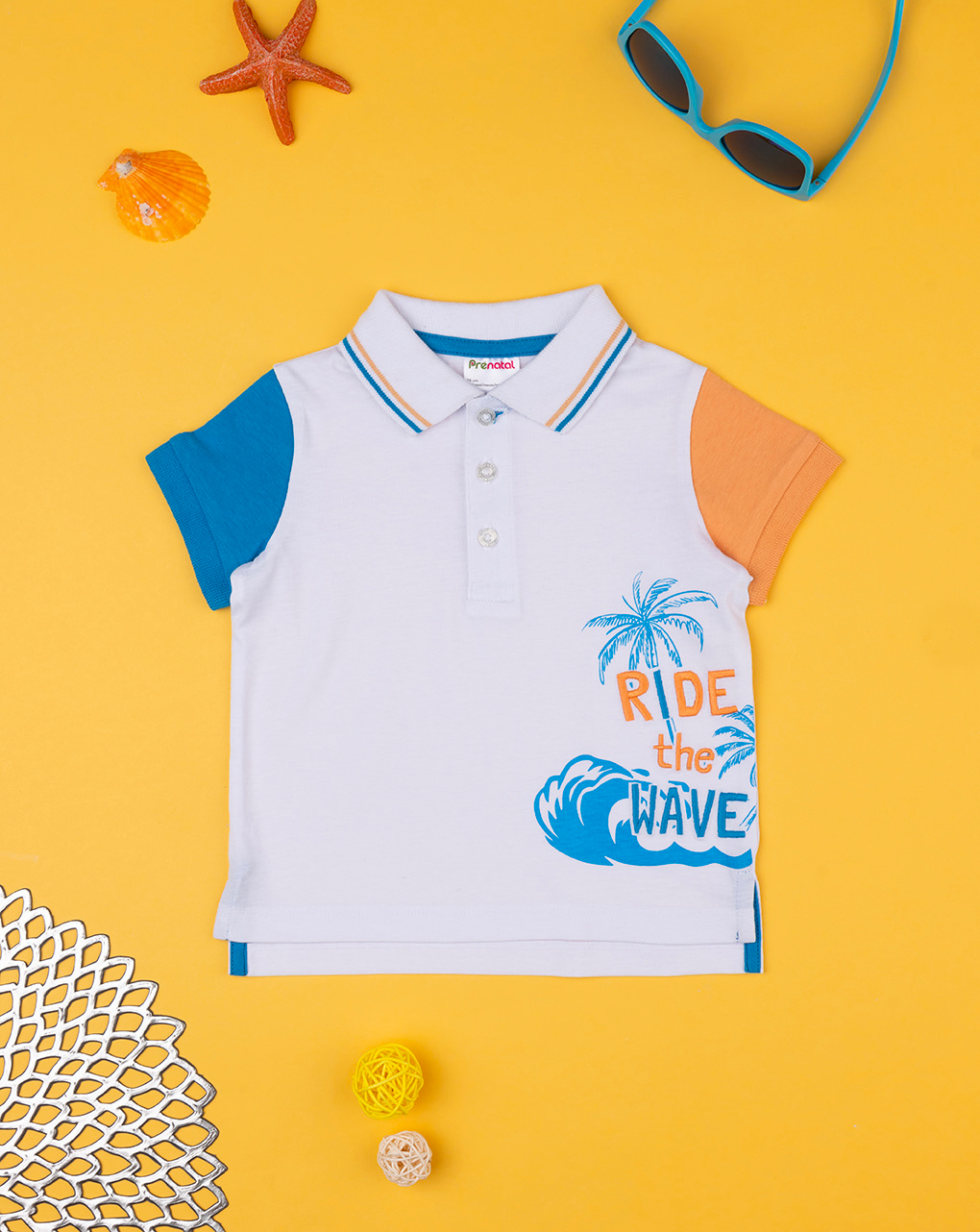 Polo bimbo maniche corte "surf"