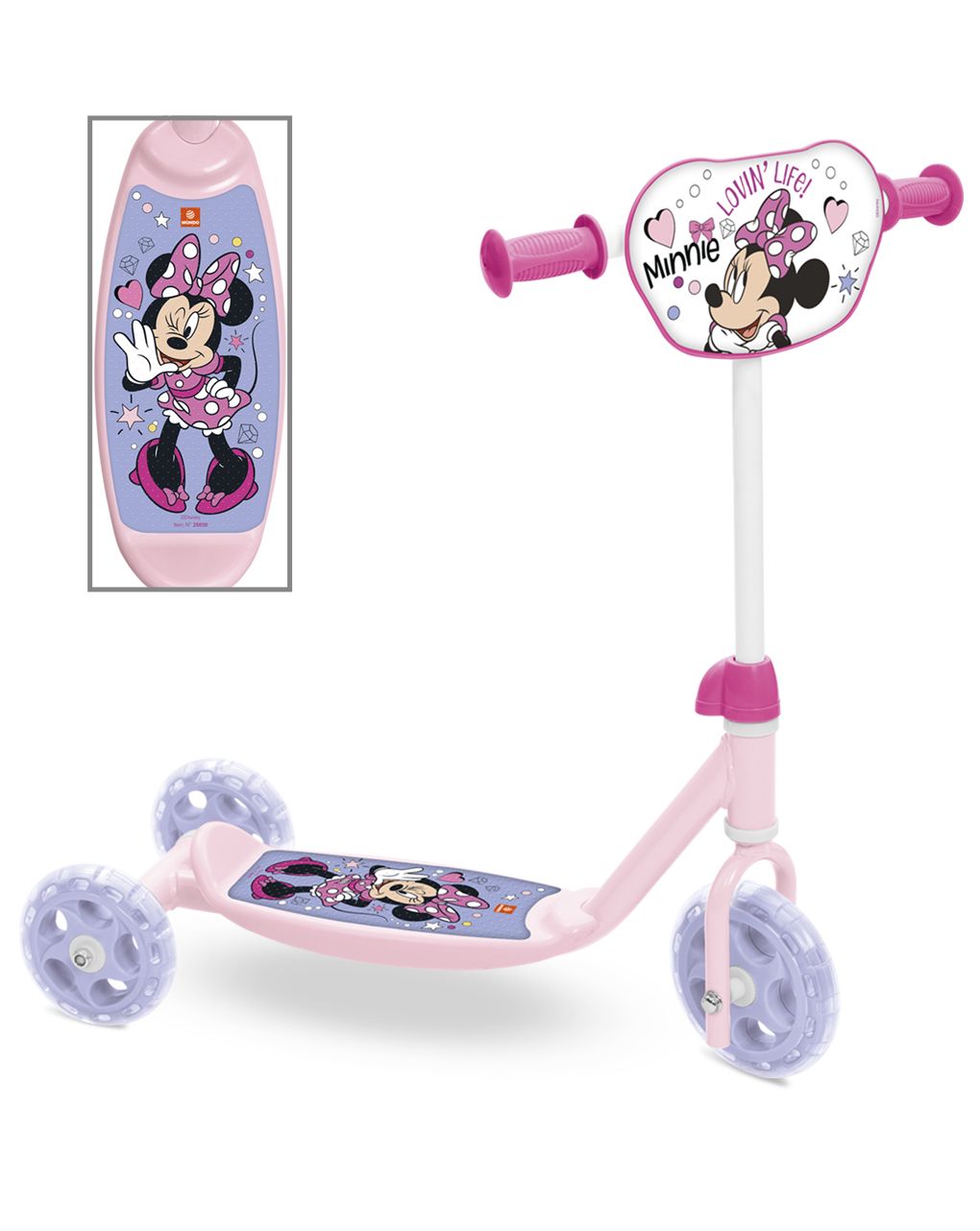 Monopattino 3 ruote minnie - mondo