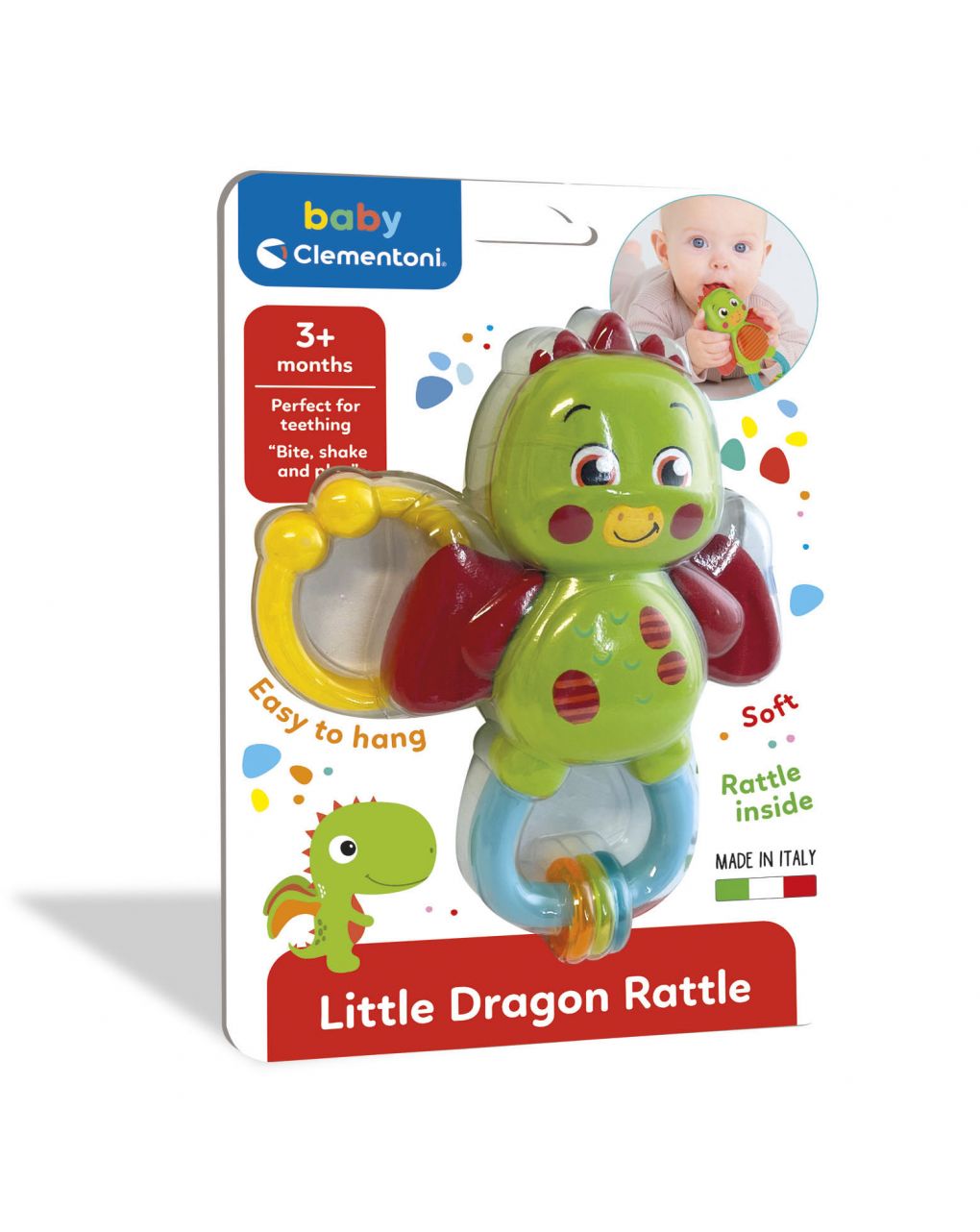 Baby clementoni - sonaglino dinosauro - clementoni