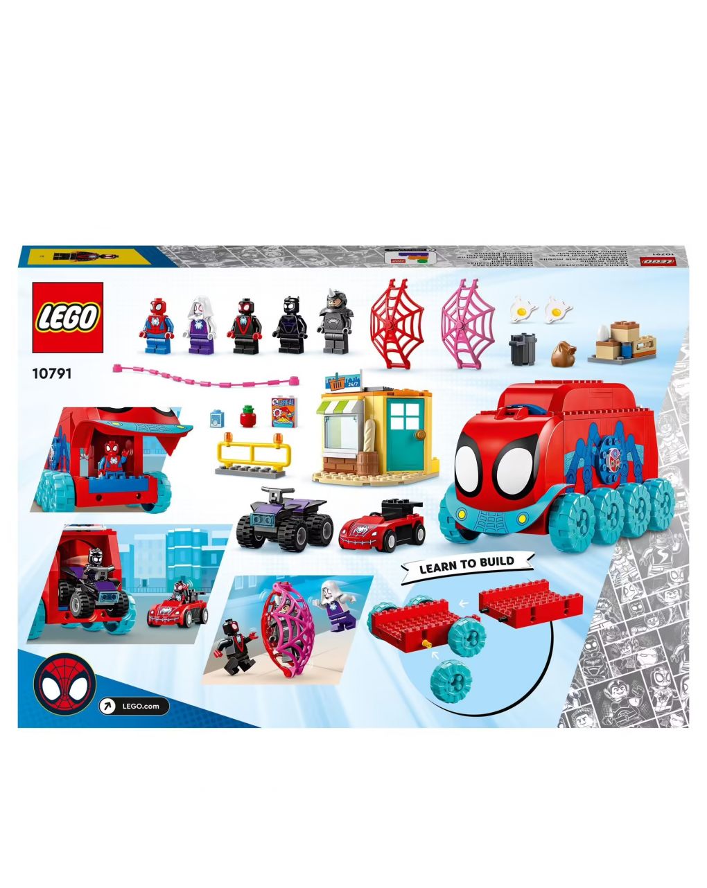 Quartier generale mobile del team spidey - lego marvel