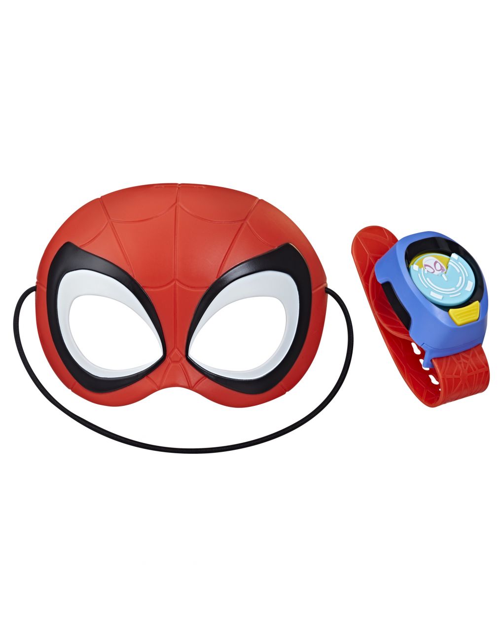 Marvel spidey e i suoi fantastici amici: web kit orologio e maschera di spidey 3+ anni - hasbro