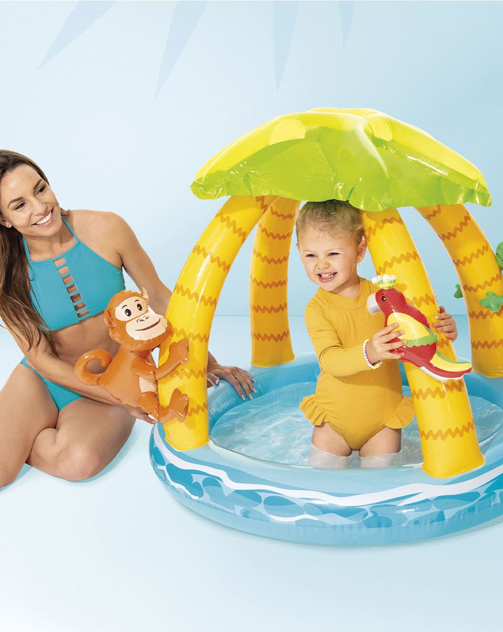 Piscina baby pool palma cm 102x86 i.6 - intex